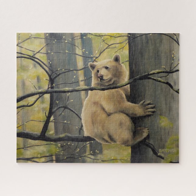 Spirit Bear Puzzle Personalisierte Kermode Bärensp (Horizontal)