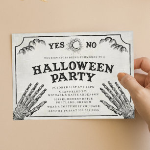 Spirit Board Einladung von Halloween-Partys