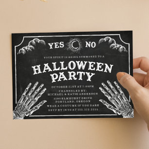 Spirit Board Einladung von Halloween-Partys