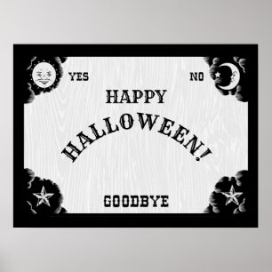 Spirit Board Frohe Halloween-Plakat Poster