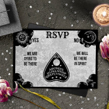 Spirit Board Gothic, Herbst- & Halloween-Hochzeit 