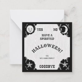 Spirit Board Halloween Little Note Card Mitteilungskarte