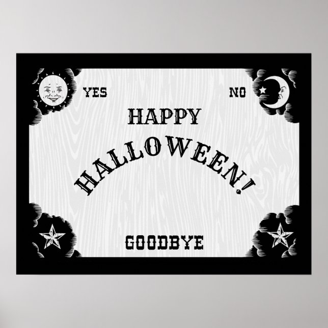 Spirit Board Happy Halloween Poster (Vorne)