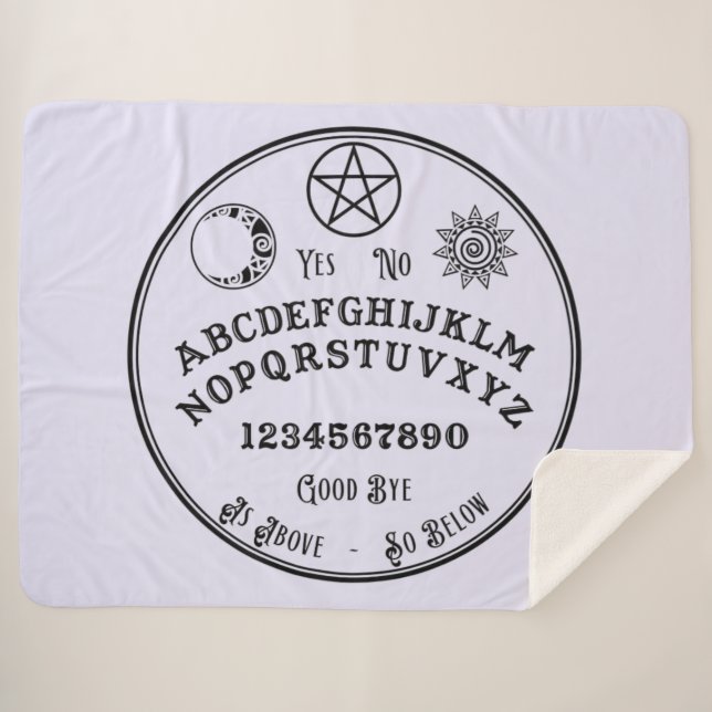 Spirit Board Sherpa Blanket Sherpadecke (Vorderseite (Horizontal))