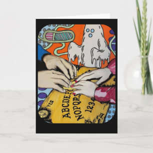 "Spirit Board Whispers" Gemälde auf einem Karte