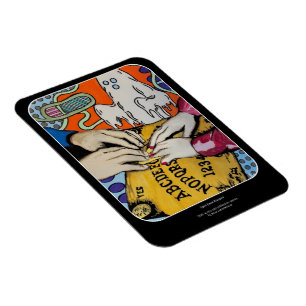 "Spirit Board Whispers" Gemälde auf einem Magnet