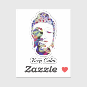 Spirit Butterfly abstrakt gezeichnet Buddha-Silhou Aufkleber