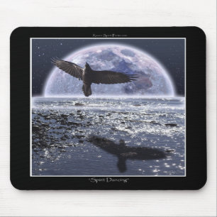 SPIRIT DANCING ~ Raven Art Mouse Pad Mousepad