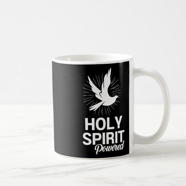 Spirit Dove trieb Christliche Geschenke für Mensch Kaffeetasse (Rechts)