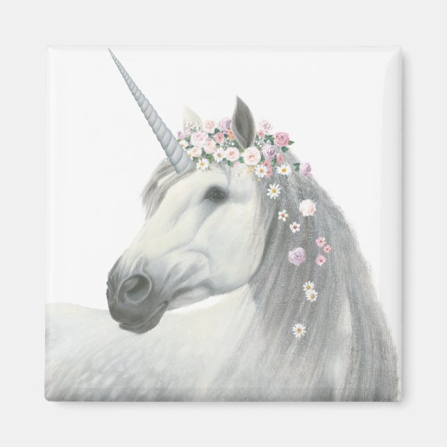 Spirit Einhorn mit Blume in Mane Magnet (Vorne)