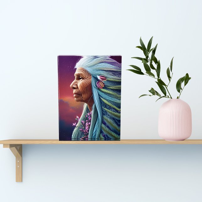 Spirit Elder Native American Fantasy Digital Art Fotoblock (Von Creator hochgeladen)