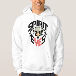 Spirit Eyes Hoodie – Design mit mutigem Adler-Mask