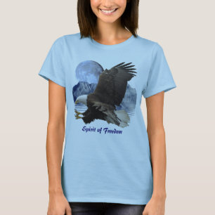 SPIRIT FREEDOM Bald Eagle Wildlife Apparel T-Shirt