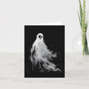 Spirit Ghost Horror Spooky Beängstigend Halloween Karte