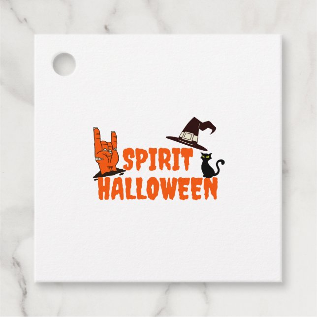 Spirit Halloween Geschenkanhänger (Vorderseite)