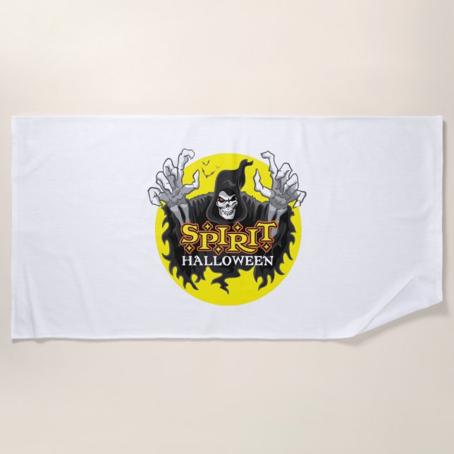 Spirit Halloween Strandtuch (Vorderseite)