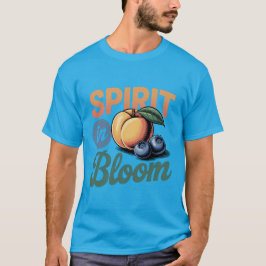 Spirit in Bloom Peach Blueberry Retro Shirt