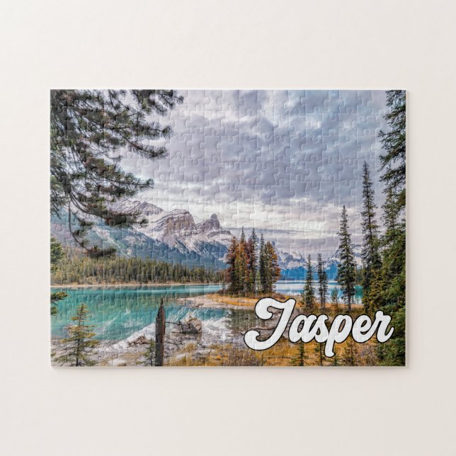 Spirit Island, Jasper National Park Puzzle (Horizontal)
