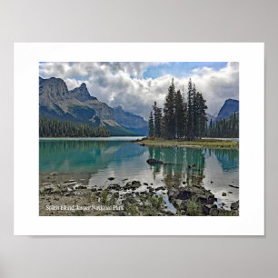 Spirit Island Maligne Lake Jasper Nationalpark Poster
