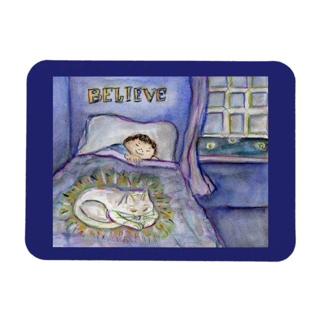 Spirit Kitty Cat Pet Schnuppern Magnet (Horizontal)