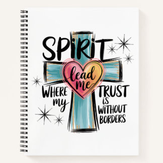 Spirit Lead Me Christlich-Notebook Notizbuch