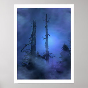 "SPIRIT MIST" Blauwaldplakat Poster