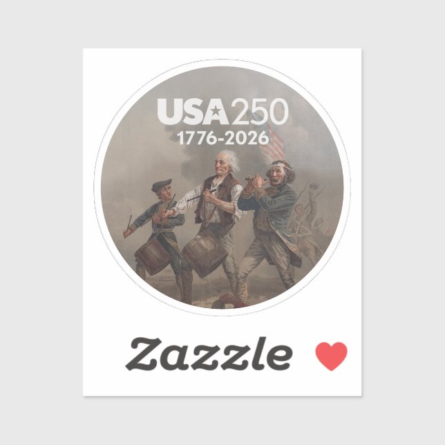 Spirit of 76 - America's 250th Birthday Aufkleber (Blatt)