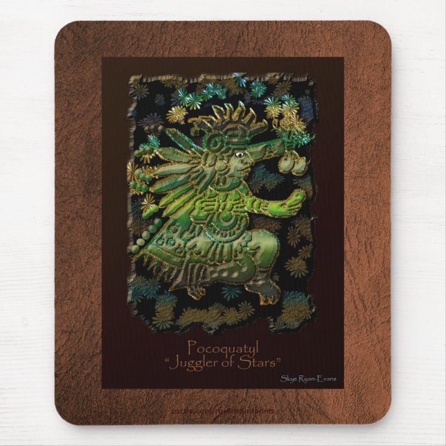 Spirit of Mexico & Peru, Mayan Incan Design Mousepad (Vorne)