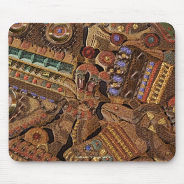 Spirit of Mexico & Peru, Mayan Incan Design Mousepad (Vorne)