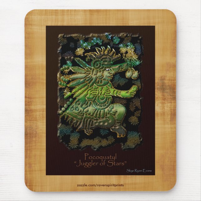Spirit of Mexico & Peru, Mayan Incan Design Mousepad (Vorne)