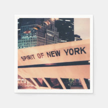 Spirit of New York Cocktail Servietten!