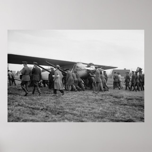 Spirit of St. Louis at Bolling Field, 1929 Poster (Vorne)