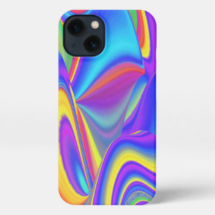 Spirit of Summer Breeze , Abstrakt 3D Rainbowart iPhone 13 Hülle