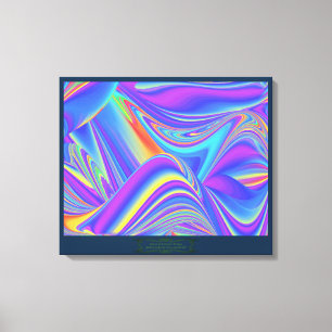 Spirit of Summer Breeze Abstrakt 3D Rainbowart Leinwanddruck
