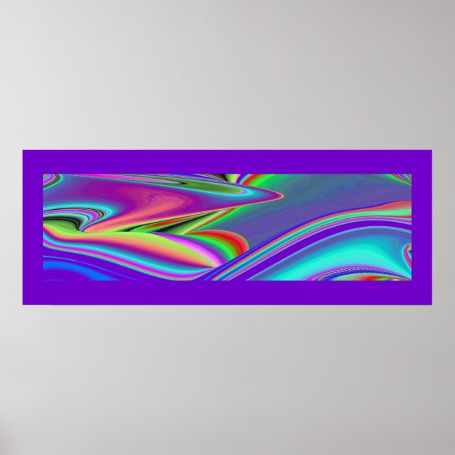Spirit of Summer Breeze Abstrakt 3D Rainbowart Poster (Vorne)