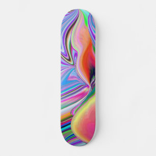 Spirit of Summer Breeze Abstrakt 3D Rainbowart Skateboard