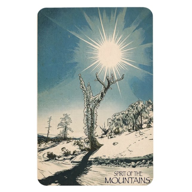 Spirit of the mountains magnet (Vertikal)