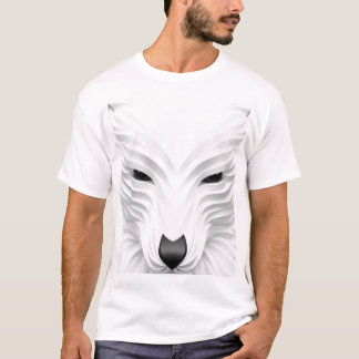 Spirit of the Snow - White Wolf Art Print T-Shirt