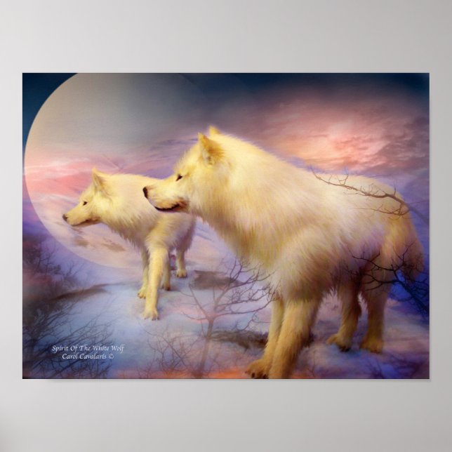 Spirit of the White Wolf Art Poster/Print Poster (Vorne)