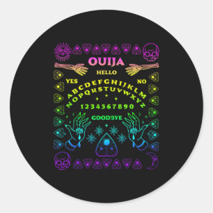 Spirit Ouija Brett Pastel Goth Hexerei Hexe Wi Runder Aufkleber