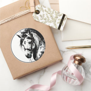 Spirit Pony 10 Runder Aufkleber