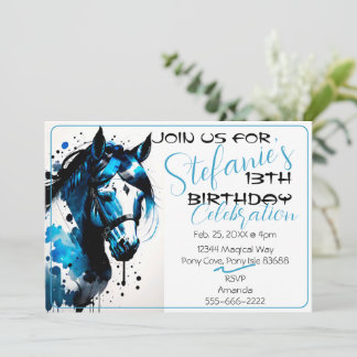 Spirit Pony 13 Einladung zum Geburtstag