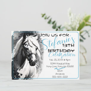 Spirit Pony 20 Einladung zum Geburtstag