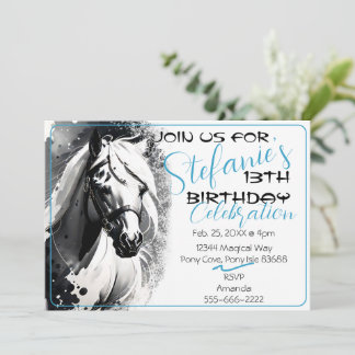 Spirit Pony 20 Einladung zum Geburtstag