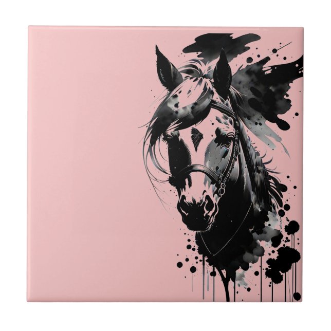 Spirit Pony 3 Pink Fliese (Vorderseite)