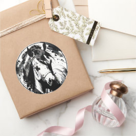 Spirit Pony 7 Runder Aufkleber