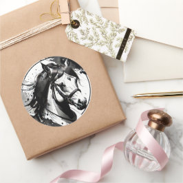 Spirit Pony 9 Runder Aufkleber