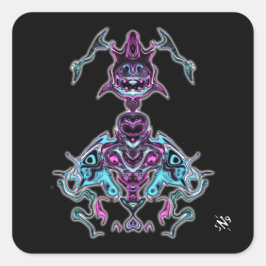 Spirit v2 quadratischer aufkleber