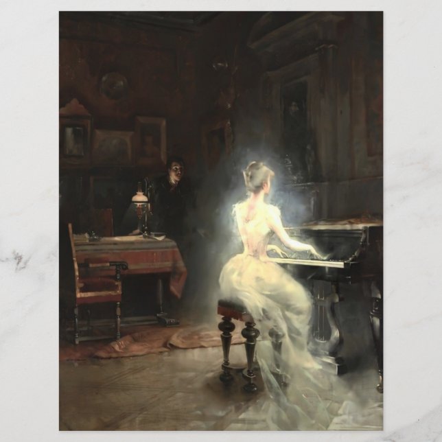 Spirit von George Roux 1885 Scrapbook Paper (Vorderseite)