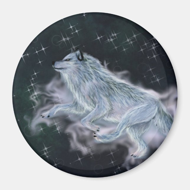 Spirit Wolf Magnet (Vorne)